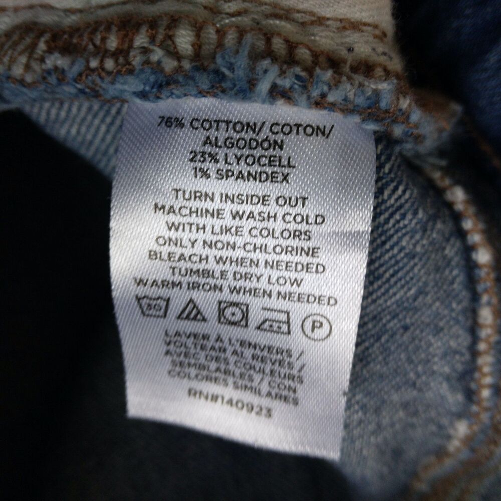 Loft The Wide Leg Jeans Blue Denim High Rise Boho Casual Women's 31 / 12 - Picture 6 of 9